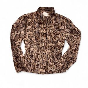Women's Snake Print Blouse